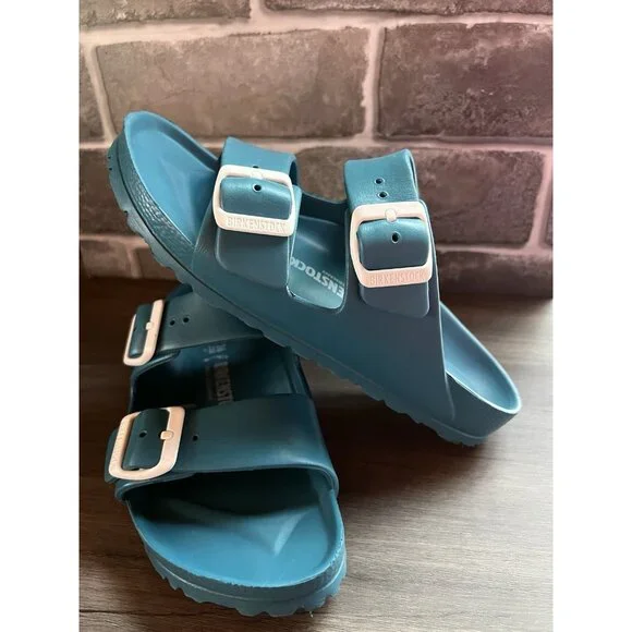 Birkenstock Arizona Turquoise EVA Size 36 (6 / 6.5 US) - Picture 13 of 16